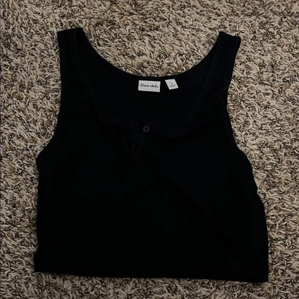 Sunday Best Black Tank Top